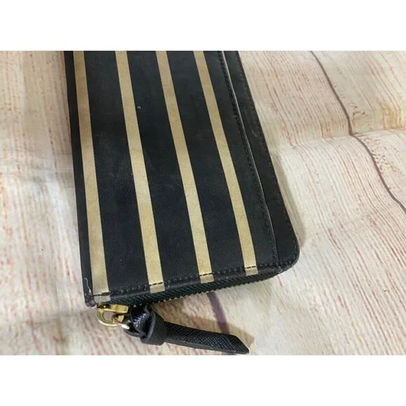Kate Spade Women's Fabric Stripe Zip Up Wallet - OS - Picture 8 of 14